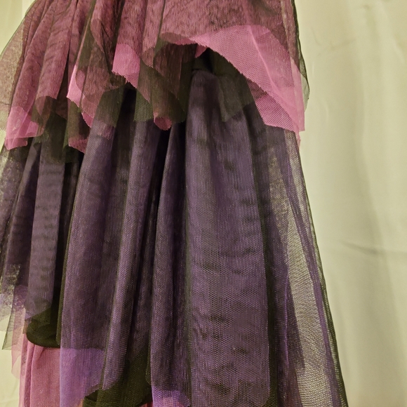 Disney Descendants 2 Halloween Mal Costume Crowning Dress M 7/8 - Picture 2 of 12